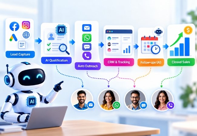 AI sales automation process